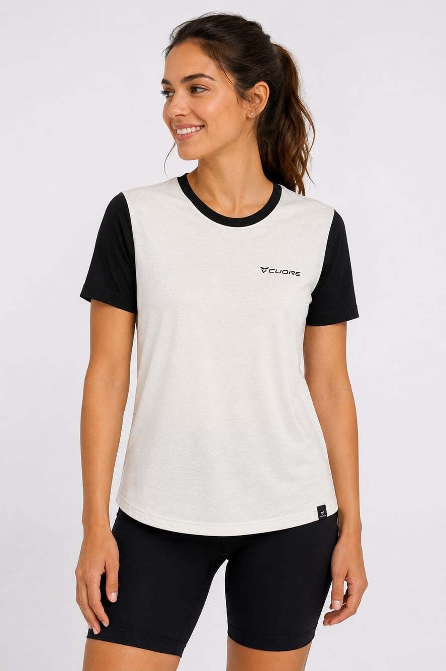 NWT Cuore Womens Explorer All Mountain Jersey Short Sleeve Shirt Sz S L300 New
